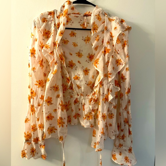 Free People Amanda Blouse XS - Picture 2 of 2